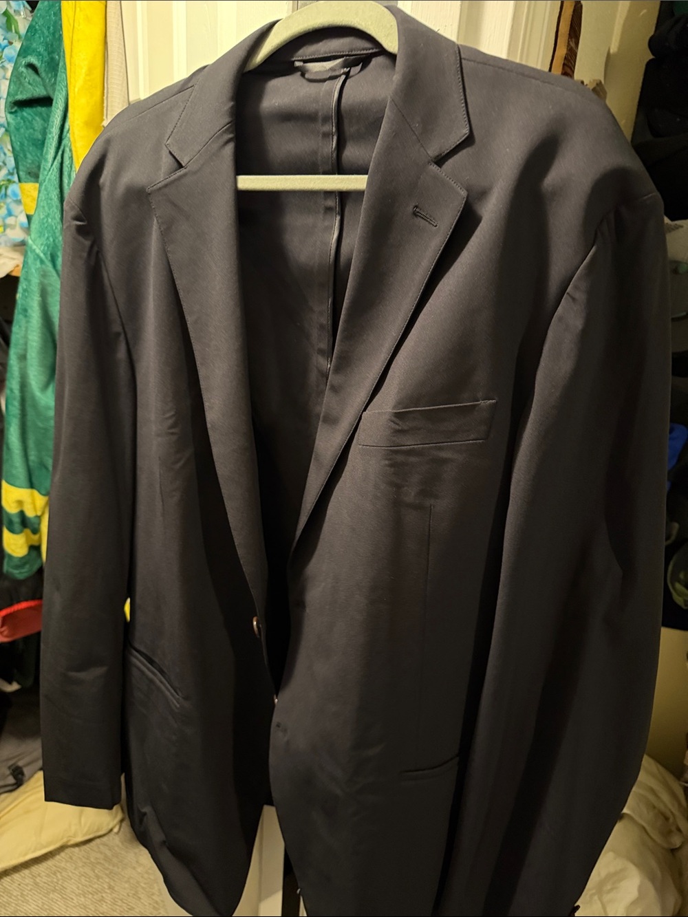 Men's Black Blazer - Sene Classic Single-Breasted Suit Jacket